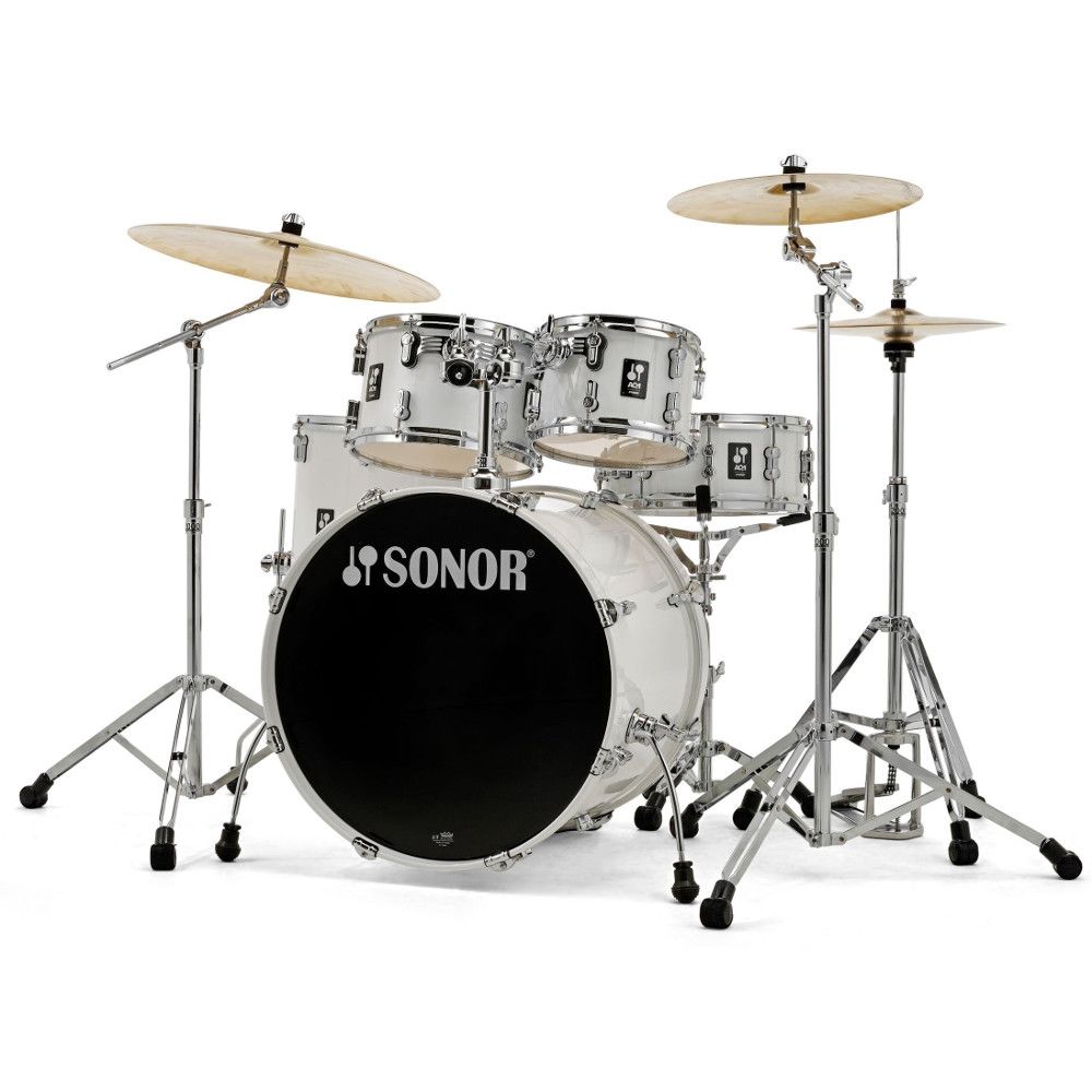 Sonor AQ1 Stage Akustik Davul Seti (Piano White)