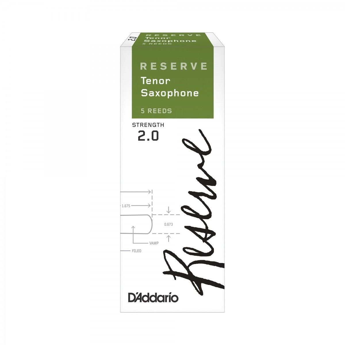 D'Addario Woodwinds Reserve DKR0520 Tenor Saksafon Kamışı No:2