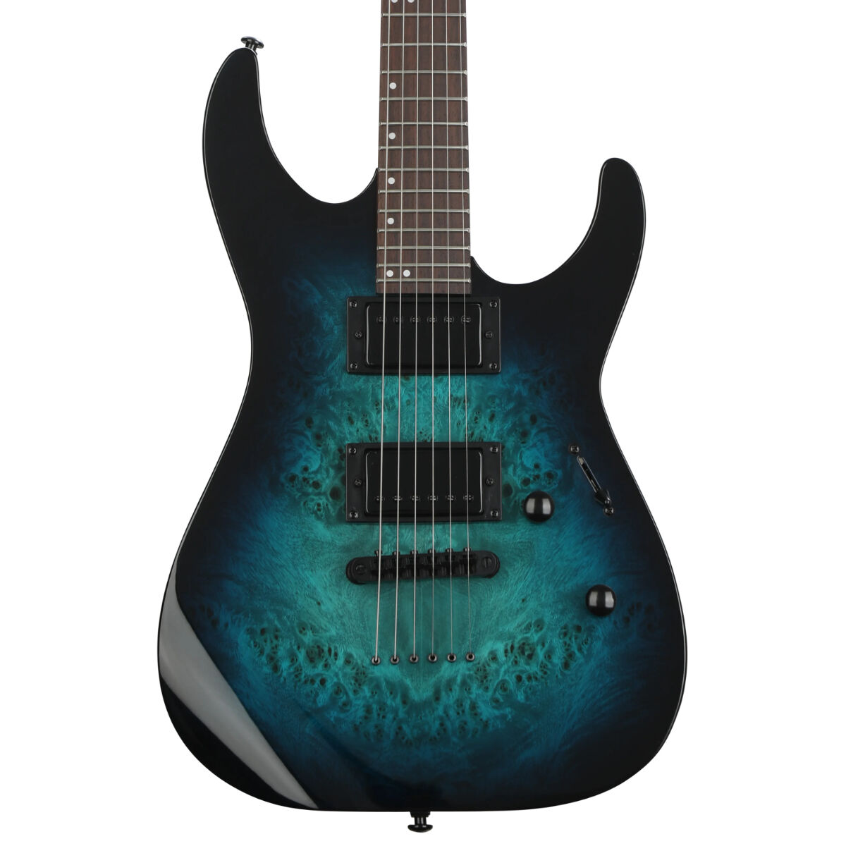ESP LTD M-200DX NT Blue Burst Elektro Gitar