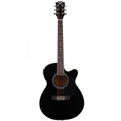 Angel AFG100CE-BK Siyah Cutaway Elektro Akustik Gitar