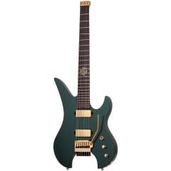 Schecter Synyster Gates Custom 7 TR-S Headless Elektro Gitar (Oak Green Metallic)