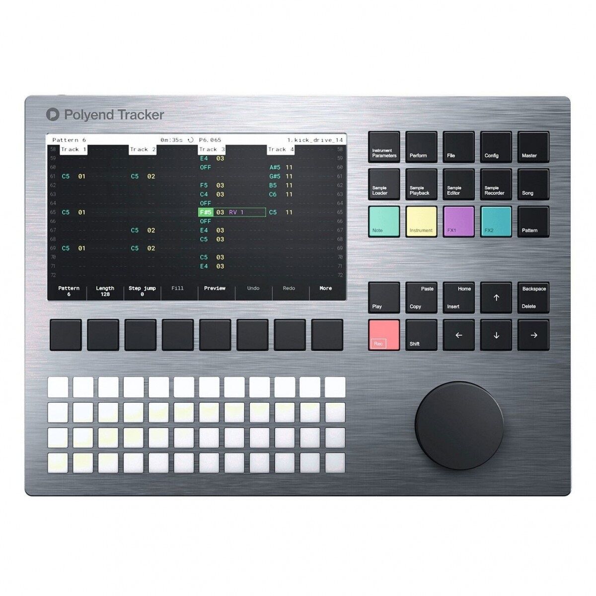 Polyend Tracker Sampler Wavetable Synthesizer & Sequencer (Silver Limited Edition)