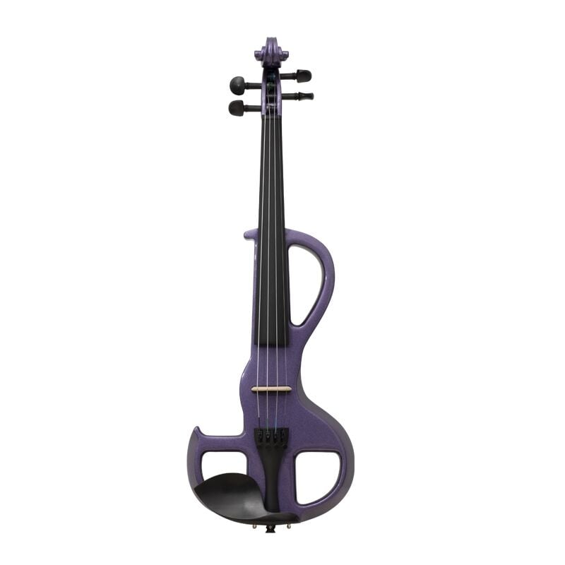 Kinglos MIDS-B 1806 Dark Purple 4/4 Elektro Keman + Keman Yastığı Hediyeli
