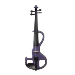 Kinglos MIDS-B 1806 Dark Purple 4/4 Elektro Keman + Keman Yastığı Hediyeli