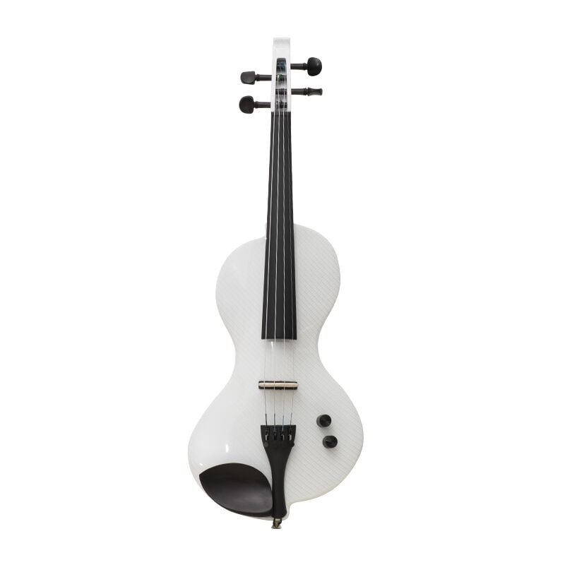 Kinglos CWDS-W1311 White Carbon Fiber 4/4 Elektro Keman