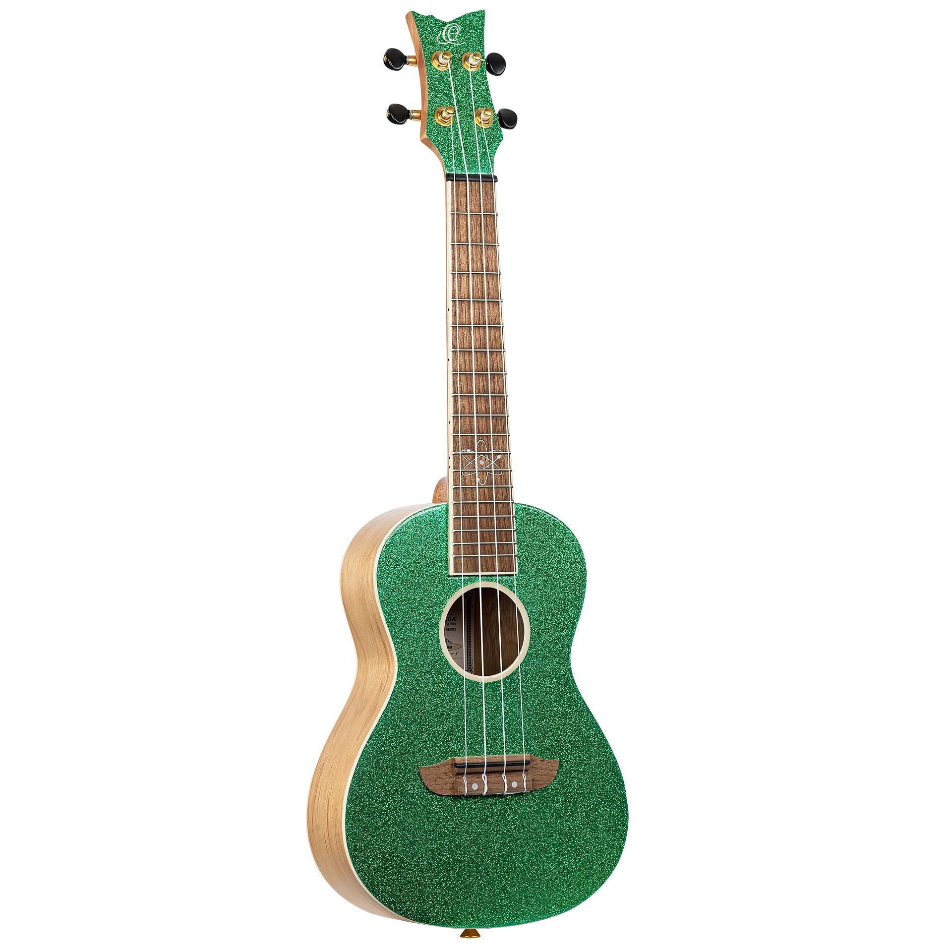 Ortega Element Series Concert Ukulele (Metallic Green Ruel)