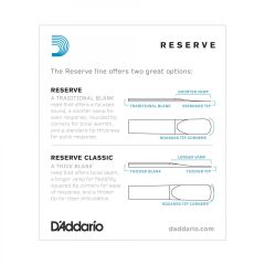 D'Addario Woodwinds Reserve DCR1025 Sib Klarnet Kamışı No:2.5