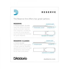 D'Addario Woodwinds Reserve DCR1035 Sib Klarnet Kamışı No:3.5