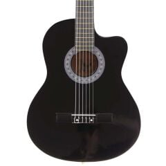 Angel ACG100C-BK 4/4 Cutaway Siyah Klasik Gitar