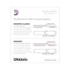 D'Addario Woodwinds Reserve Classic DCT1030 Sib Klarnet Kamışı No:3
