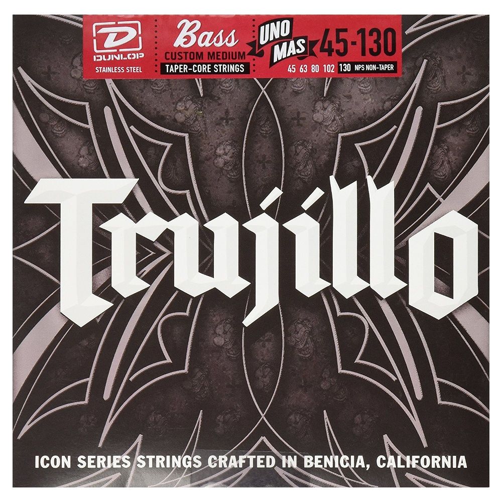 Jim Dunlop RTT45130T Robert Trujillo Icon Series Signature Bas Gitar Teli (45–130)