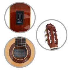 GİTAR ELEKTRO KLASİK RODRİGUEZ GÜL (RC644MNEQ)