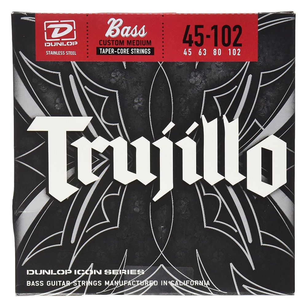 Jim Dunlop RTT45102T Robert Trujillo Icon Series Signature Bas Gitar Teli (45-102)