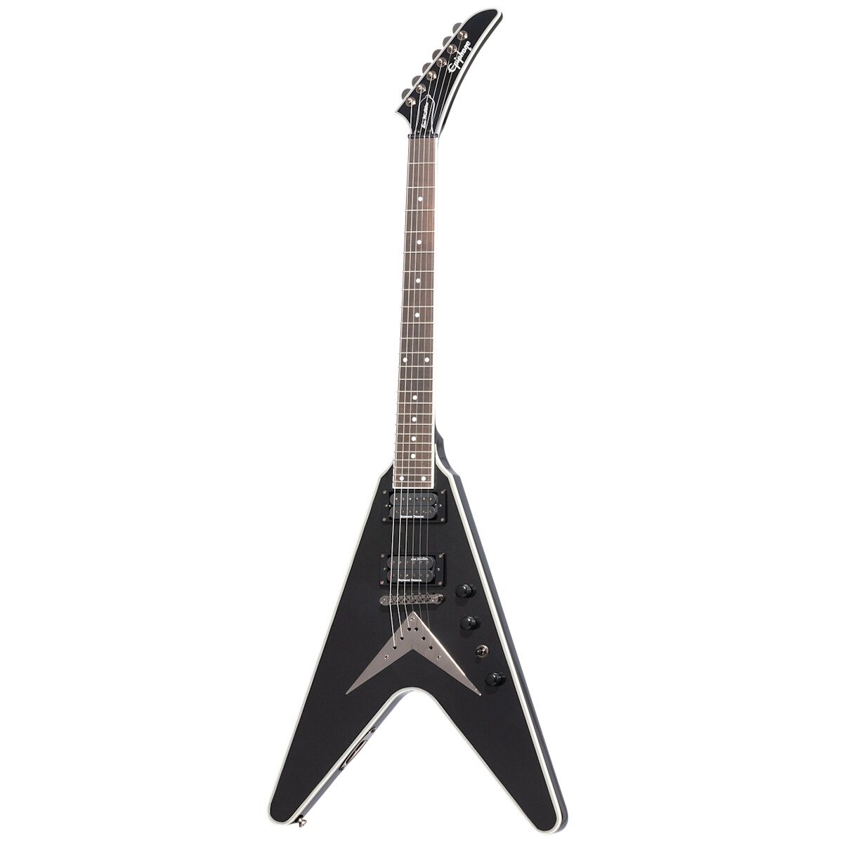 Epiphone Dave Mustaine Flying V Custom Elektro Gitar (Siyah)