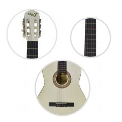 Gitar Klasik Manuel Raymond Beyaz MRC375WH