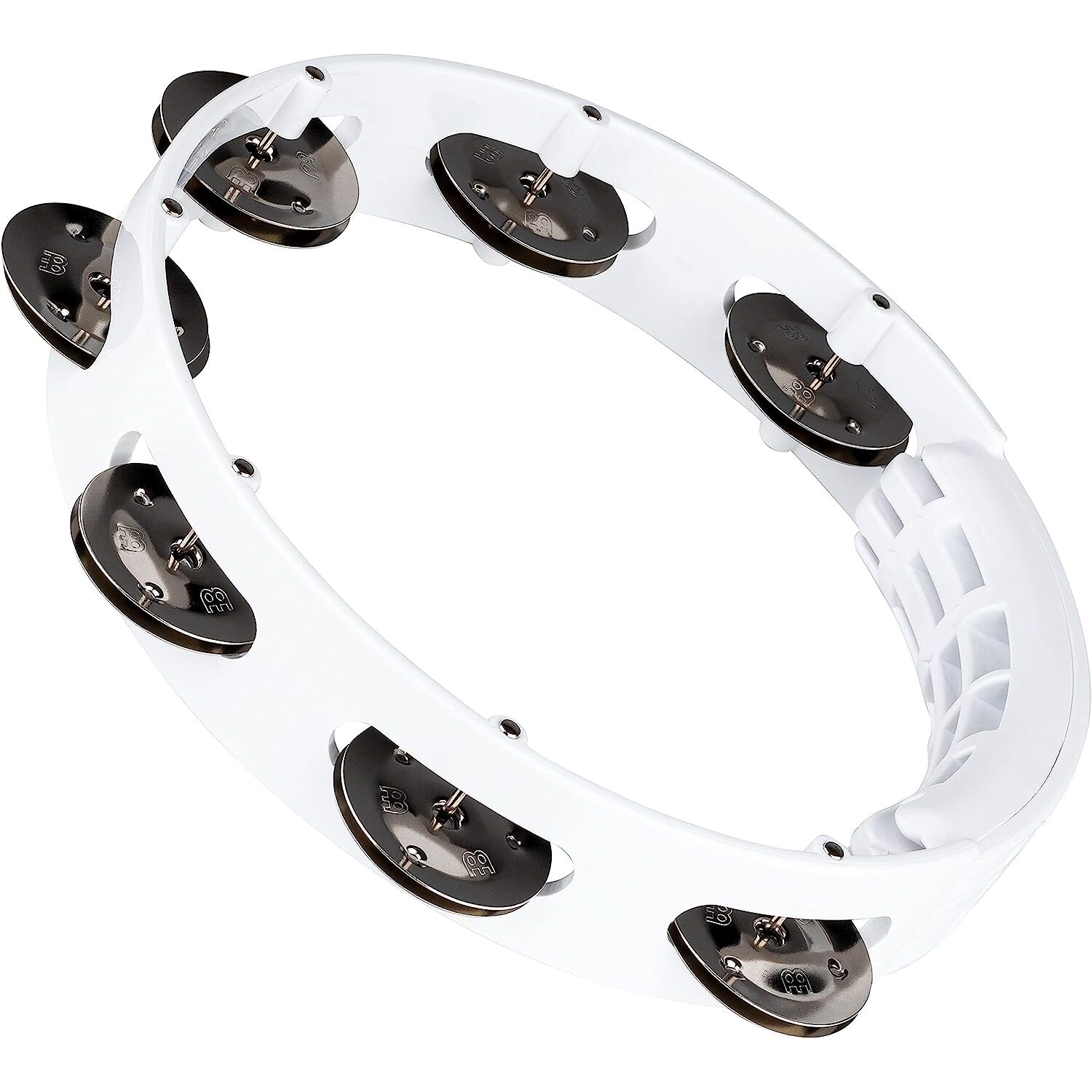 Meinl HTT8WH Stainless Steel Jingle 1-row 8'' Tour Tamburin (Beyaz)