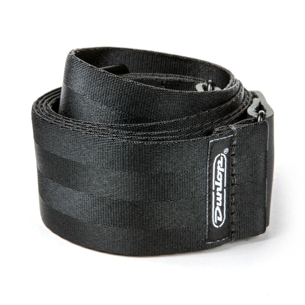 Jim Dunlop DST7001BK Deluxe Seatbelt Gitar Askısı (Siyah)