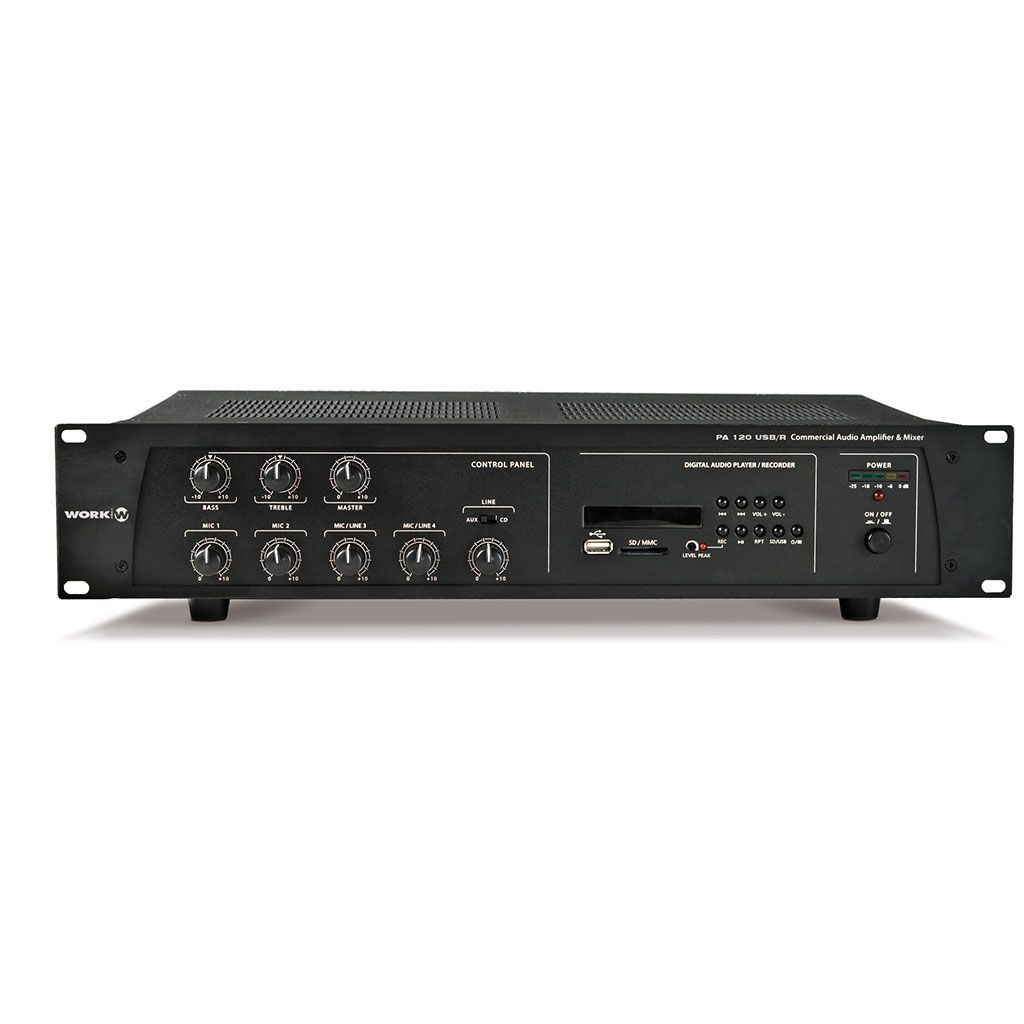Work PA 120 USB/R 100V Amfi