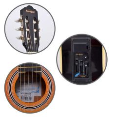 Gitar Elektro Klasik Rodriguez Kesik Kasa EQ Günbatımı RCCE650SB