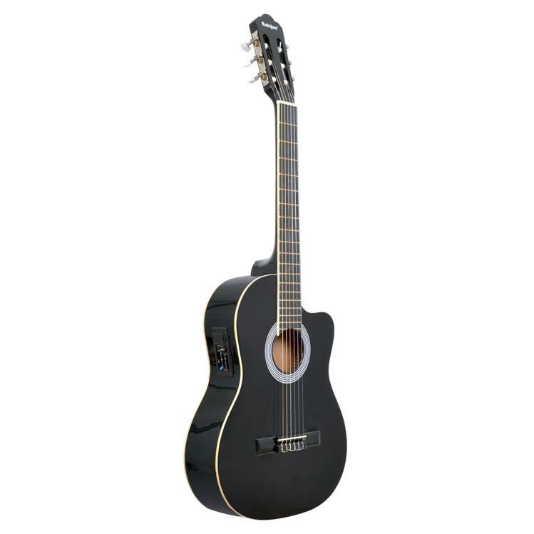 Gitar Elektro Klasik Rodriguez Kesik Kasa EQ Siyah RCCE650BK