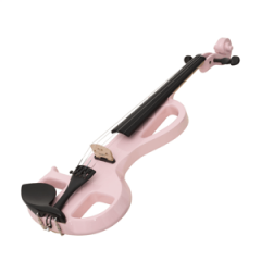 KINGLOS KNG MIDS-B1807 ELEKTRO KEMAN PEMBE 4/4 + Keman Yastığı Hediyeli