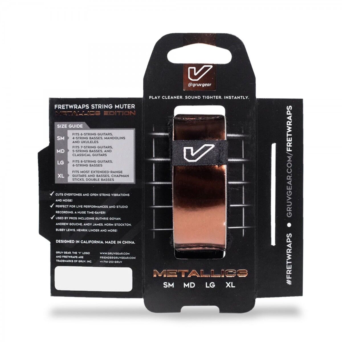 Gruv Gear Fretwrap Metals Bronze - Small