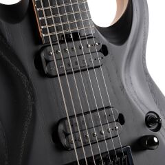 CORT KX707 EVERTUNE OPBKW ELEKTRO GİTAR, 7 TELLİ, OPEN PORE BLACK, ÇANTALI