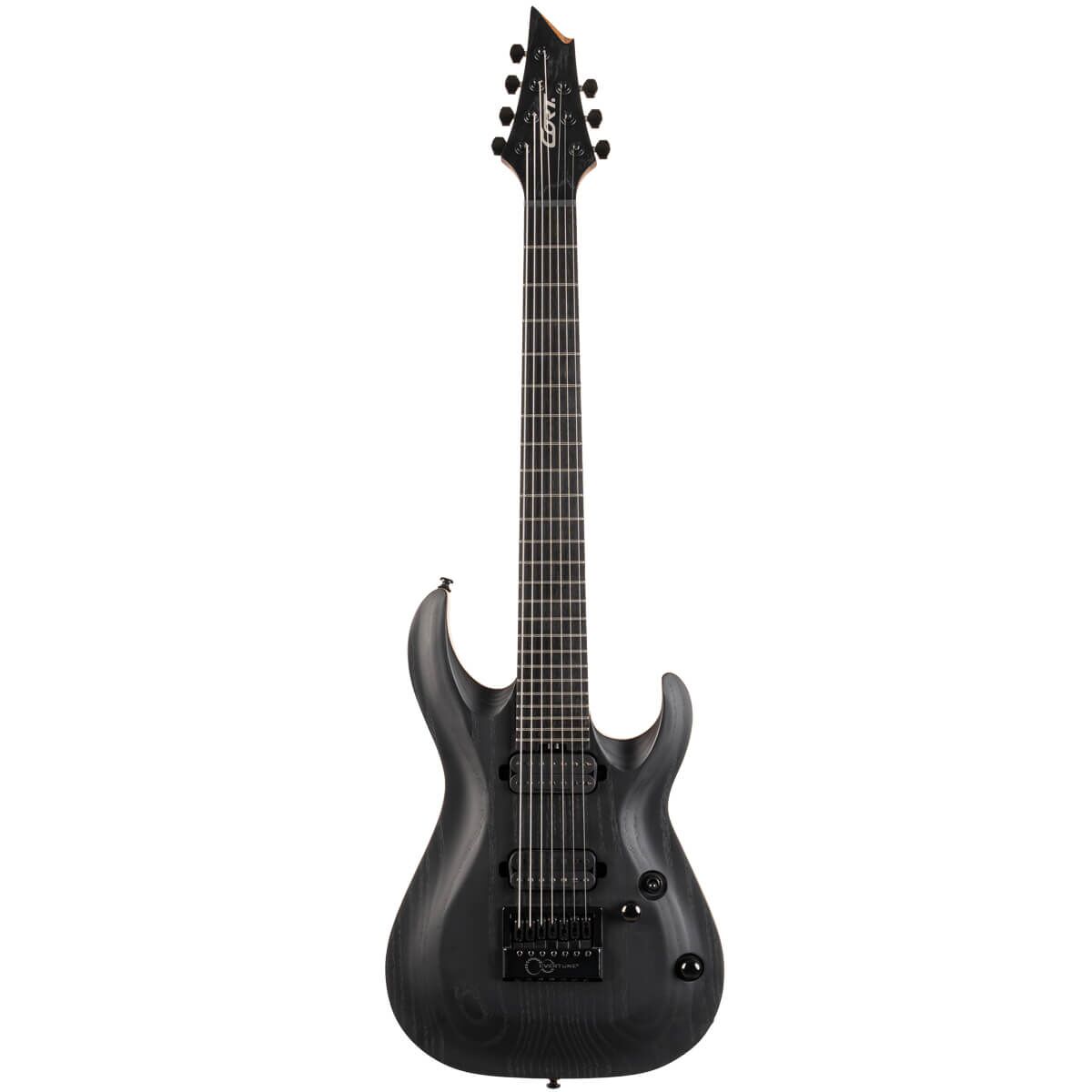 CORT KX707 EVERTUNE OPBKW ELEKTRO GİTAR, 7 TELLİ, OPEN PORE BLACK, ÇANTALI