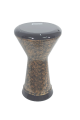 Profesyonel Döküm Darbuka 22cm Sarı Desenli