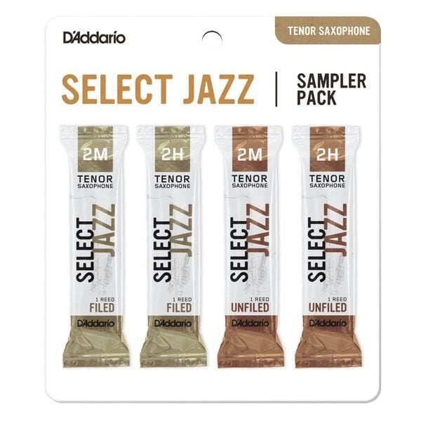 D'Addario Woodwinds Select Jazz Tenor Saksafon Kamışı - Sampler Pack 2M/SH