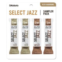 D'Addario Woodwinds Select Jazz Alto Saksafon Kamışı - Sampler Pack 3S/3M