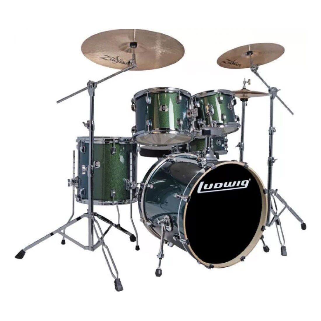 Ludwig Element Evolution Emerald Green Sparkle Davul Seti