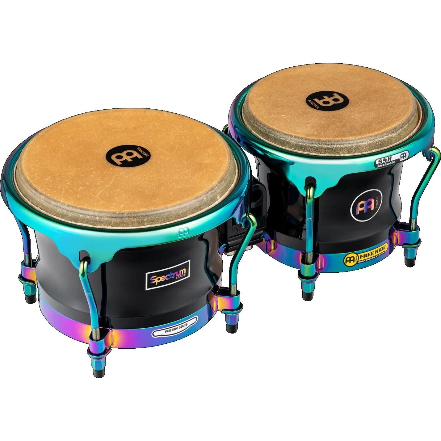 Meinl Spectrum Serisi 7'' ve 8'' 1/2 Bongo Set (Phantom Black)