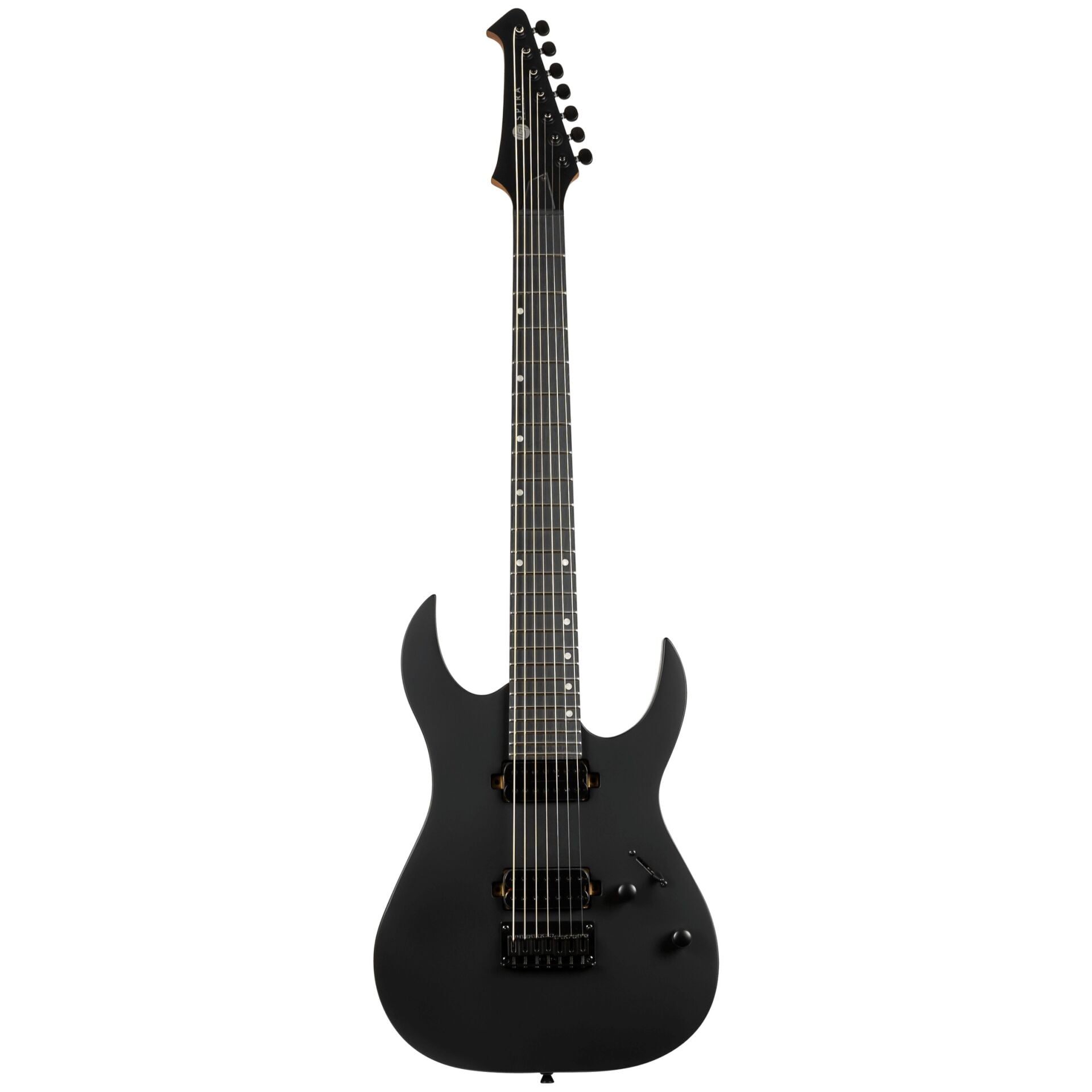 Spira S-407MBK 7 Telli Elektro Gitar (Mat Siyah)