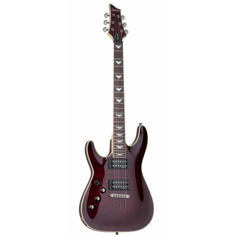 Schecter Omen Extreme 6 Solak Elektro Gitar (Crimson Red Burst)