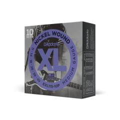 DADDARIO EXL115-10P (10 SET) ELEKTRO GİTAR TEL SETİ, XL, 11-49, NICKEL