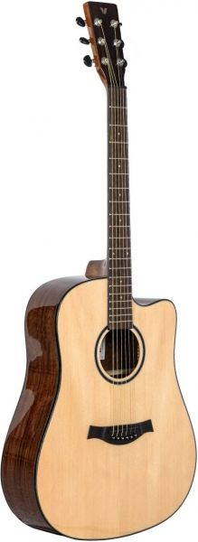 Valler VA530C Cutaway Akustik Gitar Parlak Cilalı