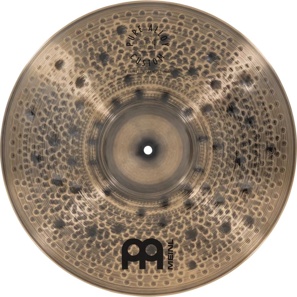 Meinl 18'' Extra Thin Hammered Pure Alloy Custom Crash Zil