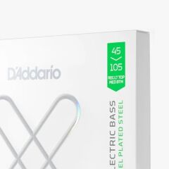 DADDARIO XSB45105 BASS GİTAR TEL SETİ, 45-105, LONG SCALE, LIGHT TOP