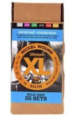 DADDARIO EXL110-B25 (25 SET) ELEKTRO GİTAR TEL SETİ, XL, 10-46, NICKEL