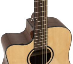 Valler VA530C LH Akustik Solak Gitar Cutaway Parlak Cilalı