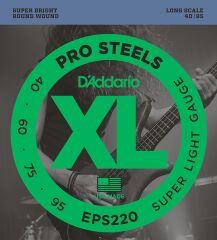 DADDARIO EPS220 BASS GİTAR TEL SETİ, XL, 40-95, LONG SCALE, PROSTEELS