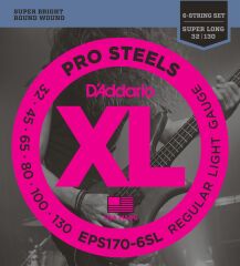 DADDARIO EPS170-6SL BASS GİTAR TEL SETİ, 6 TELLİ, XL, 32-130, PROSTEELS