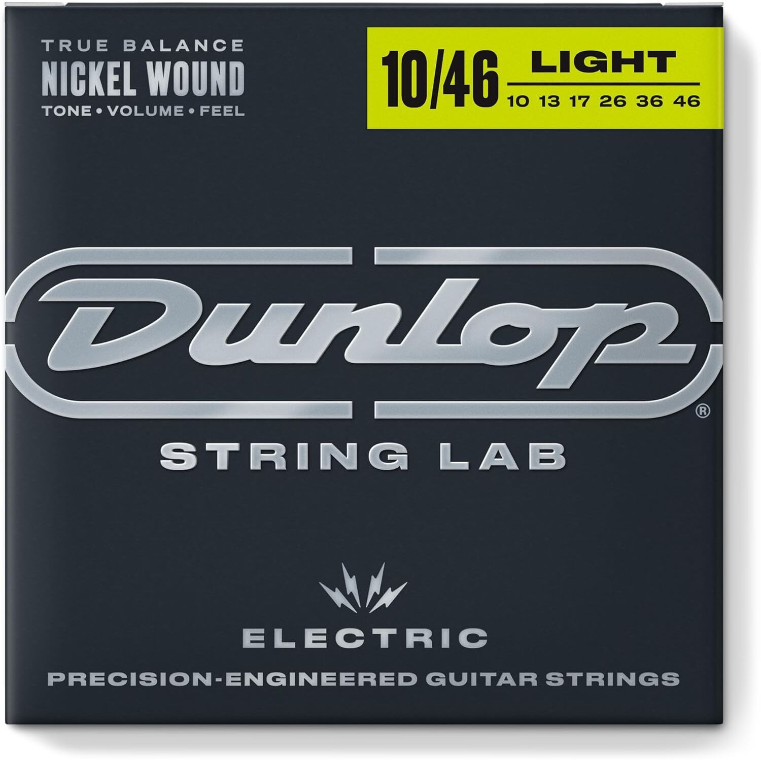 Jim Dunlop 3PDEN1046 Nickel-Plated Steel Medium 3'lü Paket Elektro Gitar Teli (10-46)