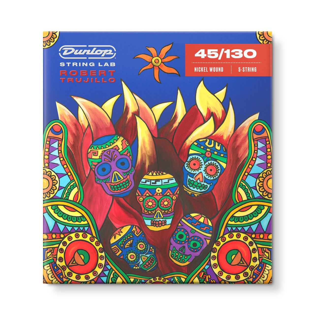 Jim Dunlop RTN45130 Robert Trujillo Nickel Wound 5-Telli Bas Gitar Teli (45-130)