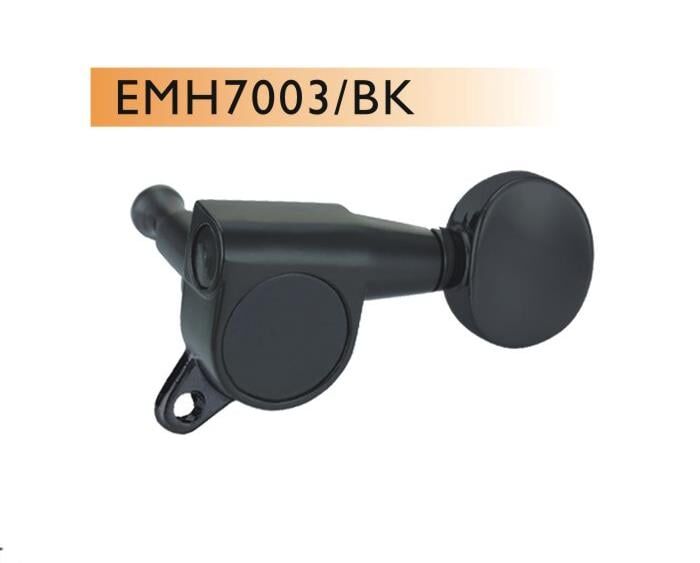 ELEKTRO GİTAR BURGUSU, 6'LI SET, SAĞ, SİYAH, YUVAR