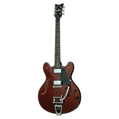 Schecter Corsair W/bigsby Elektro Gitar (Gloss Walnut)