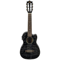 Lanikai QM-BKCEG Quilted Maple Guitalele