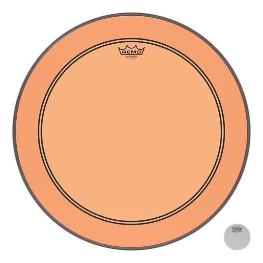 REMO P3-1322-CT-OG POWERSTROKE® P3 22 inç Turuncu Bas Davul Derisi