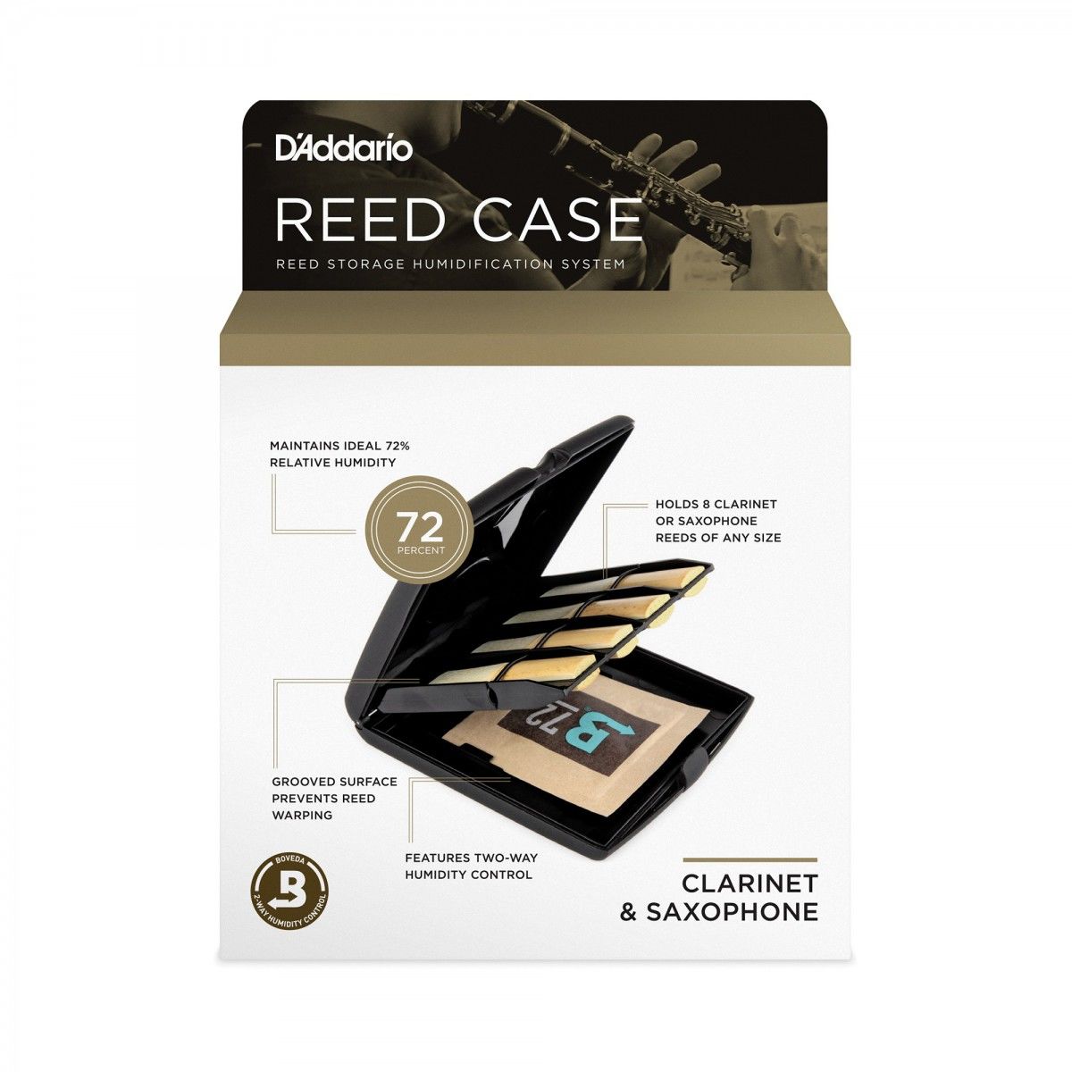 RICO RVCASE04 8'li Kamış Kutusu (Nemlendiricili)